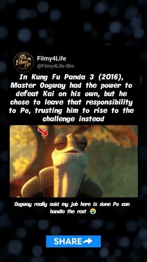 Oogway Trusted Po to Finish What He Started 😭 | Kung Fu Panda 3