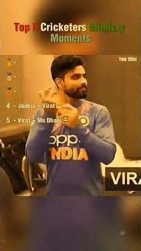 top 5 cricket mimicry moments #viratkohli_hardikpandya 2jyer stoinis 3 Jadeja_virat 4 doni_virat