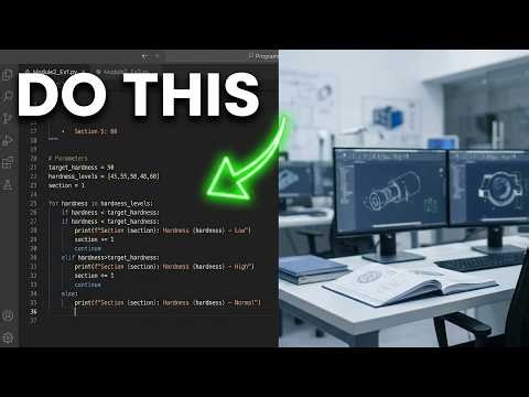 Python Example 1: Practical Programming Example | Python for Engineers | Lec 25