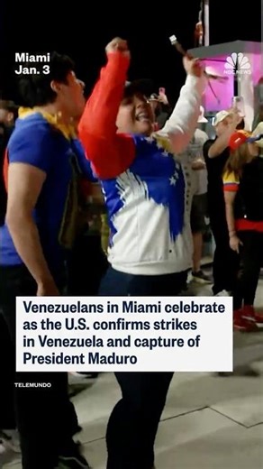Miami's Venezuelan community celebrates Maduro's capture