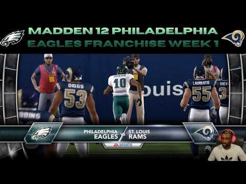 Madden NFL 12 Philadelphia Eagles Franchise | Gameplay Walkthrough | Part 1