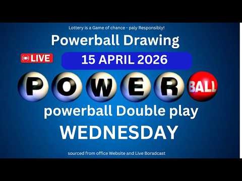 Powerball drawing live Results 15 Apr 2026 | powerball drawing live today