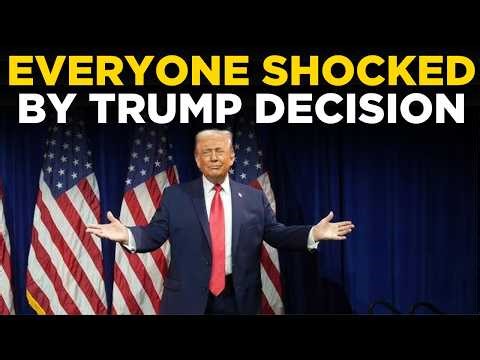 TRUMP LIVE | Trump Shocks Entire Nation With Last-Minute Iran-Related Decision | US News| IRAN NEWS