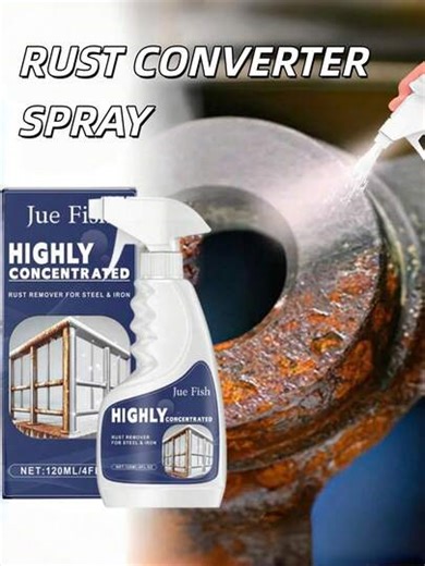 120ml Steel Rust Remover - Effectively Removes Rust Stains From Metal Surfaces, Restores Smoothness. Forms A Protective Film To Prevent Re-Rusting And Extend Service Life. Suitable For Kitchen Utensils, Bathroom Faucets, Outdoor Stainless Steel, Iron, Etc. | SHEIN