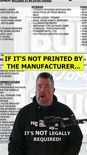 How to Decode a Window Sticker Like a Pro (Don’t Overpay for a Car) Kevin Hunter The Homework Guy