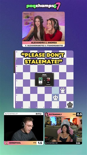 The CRAZIEST Chess Stalemate Ever 😂 OhnePixel vs. ExtraEmily