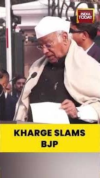 Mallikarjun Kharge Cites UPA-Era Laws, Accuses BJP of Weakening Institutions