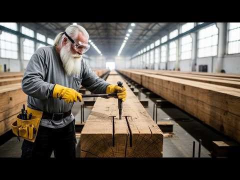 72-Year-Old Master Carpenter || Crafting 2 Extraordinary Wooden Art Works From Start to Finish