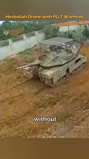 Hezbollah FPV Drone Spotted with PG-7 Warhead Over Israeli Position