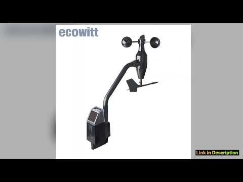 Ecowitt WS68 4in1 Wireless Solar Powered Anemometer Sensor Measure Wind Speed Wind Direction UV