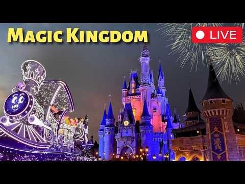 🔴LIVE🔴 MAGIC KINGDOM: Rides, Fireworks, Parade | Walt Disney World 4K