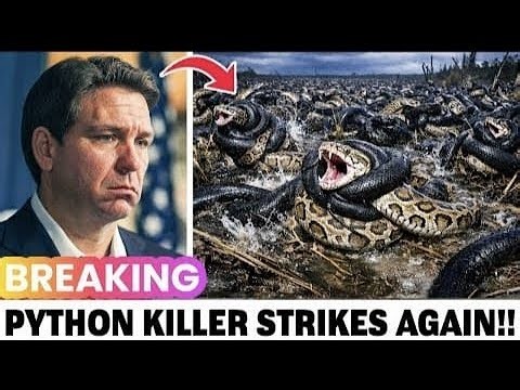Footage Shows Black Beasts Devouring Invasive Florida Pythons — Shocking Aftermath Revealed