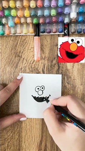 How to Draw Elmo from Sesame Street #easy #drawing #elmor