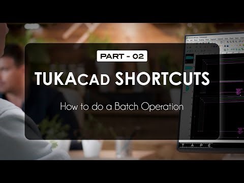 Batch Operation | CAD Pattern Making Tutorial | TUKAcad Shortcuts - TUKAdesign