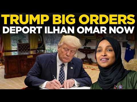 BREAKING NEWS LIVE: Trump Demands Ilhan Omar To Be Deported | Trump News LIVE