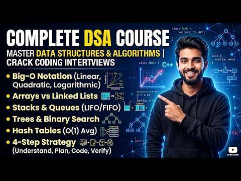 Data Structures & Algorithms for Coding Interviews Complete Full Course