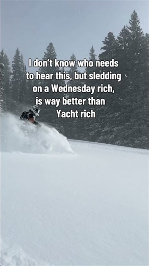 I don’t even like water so.. no thanks ;) #polarissnow #sledgirlz #sled