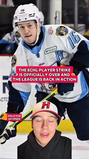 Crash The Blue Paint on Instagram: "The ECHL Player Strike Is Officially Over and the League is Back Playing #nhl #echl #hockey #hockeyplayer #prohockey"