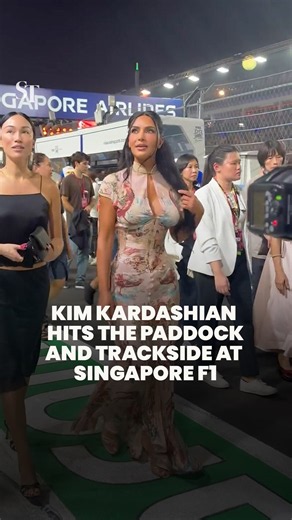 Kim Kardashian hits the paddock and trackside at Singapore F1