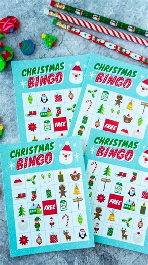 My family takes Christmas bingo very seriously! 😂 But it’s not just get 5 in a row bingo - we’ve added all sorts of variations like biggest loser (last person to get one on wins), take a friend bingo, and more! Comment GAME and I’ll send you a link to our bingo variations, free printable bingo cards, music bingo cards, and movie bingo cards! Told you we like bingo! 😂 Oh and also the wood bingo cards we use, they are a game changer! We’ve been playing Christmas Eve bingo since before I was born