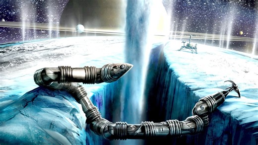 NASA's snake robot aims to explore Saturn's icy moon