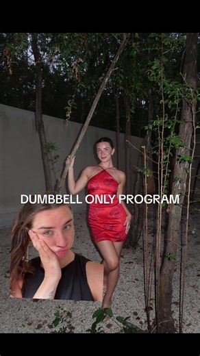 my new Dumbell Only Program is genuinly SO GOOD the girlies are absolutely loving it❤️‍🔥 I’ve been doing these very simple effective moves for the past couple months and the progress is really showing! #workoutprogram #fitnesscoach #athomeworkout #homeworkout #dumbbellonlyworkouts