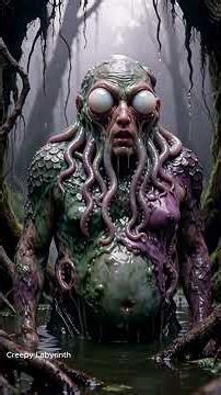 Visceral Texture Study: The Swamp DwellerHyper-realistic Creature Design & Audio Synthesis