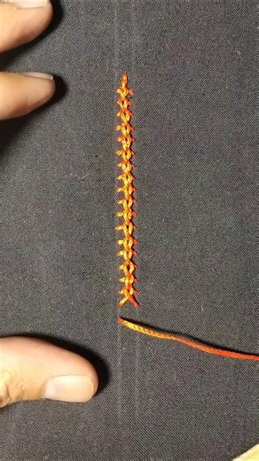 hand on stitch #stitch #embroidery #viral #art #handembroidery #handsewing #shorts