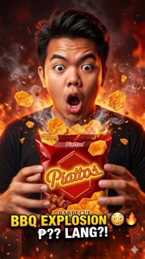 BBQ EXPLOSION 😳🔥 | Piattos Barbecue ASMR #shorts