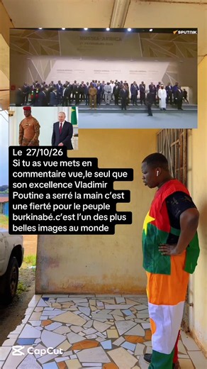 Le capitaine Ibrahim Traoré est le seul que son excellence Vladimir Poutine a serré la main #voyage #visite #moscou #vladimirputin #ibrahimtraorepresident @VDP de l'A.E.S @l'E roi 95 👑🔱Dans Roro @𝐀𝐢𝐠𝐥𝐞 𝐑𝐨𝐲𝐚𝐥 @Naaba Kaango Biiga07 @🦁🔥AYER BDG@226 fils de KS🐎