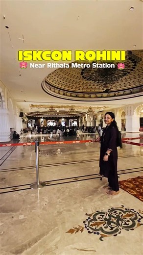 ISKCON ROHINI TEMPLE 🛕 Delhi #new #iskcon #rohini #shorts #trendingshorts #india