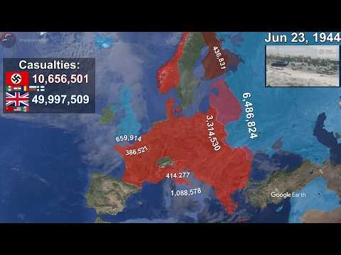 World War II Every Day using Google Earth