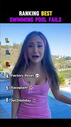 Ranking The Best Swimming Pool Fails 🌊
