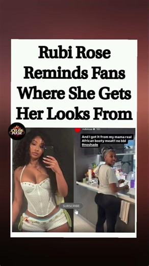 Rubi Rose Reminds Fans Where She Gets Her Looks From 👀🔥 #rubirose #mom #viral #viralmoment