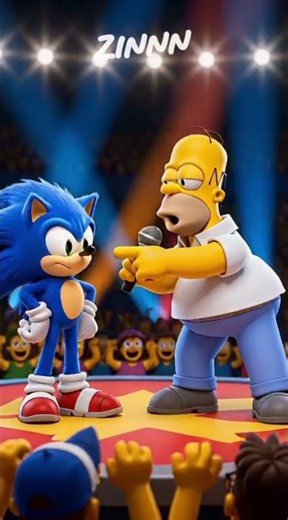 😂 Sonic and Homer Simpson's CRAZIEST Adventure!