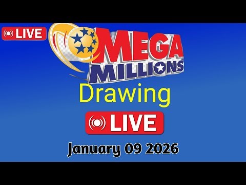 mega millions live Drawing results form Friday 09 January 2026 | Mega Millions Drawing Live