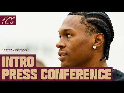 PEYTON WATSON INTRO PRESS CONFERENCE