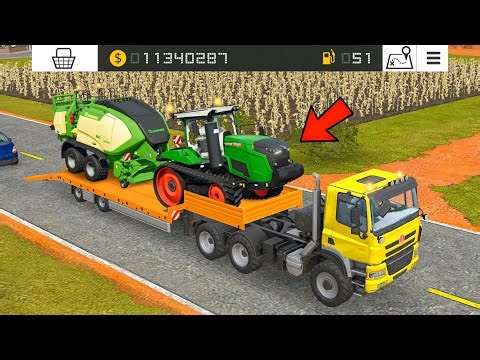 New Baler With Straw Bales In Fs18 | Fs18 Multiplayer Gameplay | Timelapse |