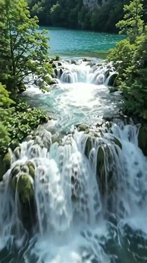 瀑 Plitvice Lakes: A Cinematic Aerial Journey