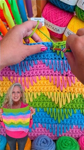 The most satisfying ripple stitch.