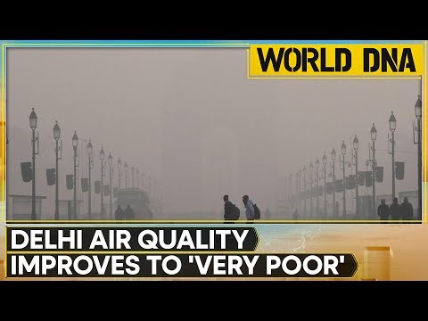 Delhi Air Quality Improves from Severe to Very Poor Category | World DNA | WION