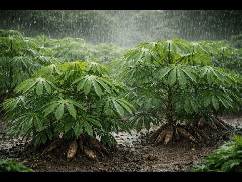 Rain Sounds for Sleeping in Fresh Garden - ASMR Rain Sounds For Sleeping & Relaxing