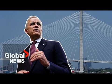 Canadian officials celebrate opening of Gordie Howe Bridge