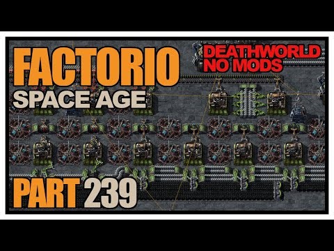 Late Game Millitary Science Design - Factorio Space Age (Deathworld, no mods) Ep 239