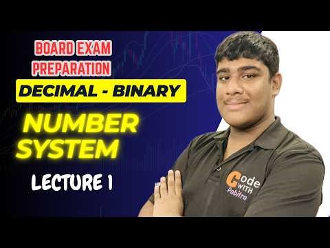 Master Decimal to Binary Conversion | LECTURE 1 | CBSE & CICSE Class 11/12 #cbse #icse