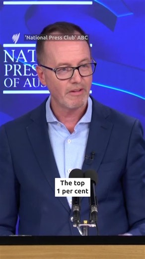 Greens leader David Shoebridge has used his first National Press Club address to highlight financial inequality, arguing billionaires