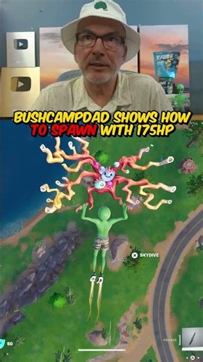 POV: BushCampDad Pro Tip 😎 #fortnite #bushcampdad