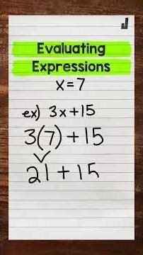 Evaluating Expressions | Math with Mr. J