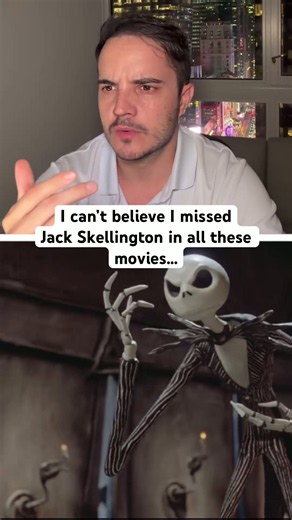 Did you spot Jack Skellington in these movies? #disney #halloween #shorts