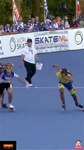 JUNIOR Women 500M - Final - 1 #rollerskating #skating #rollerskates #skater #shorts #ytshorts